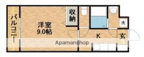 静岡県浜松市中央区西町（賃貸マンション1K・3階・25.92㎡） その2