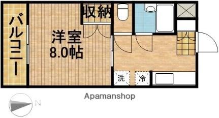 静岡県浜松市中央区三島町(賃貸マンション1DK・3階・25.92㎡)の写真 その2