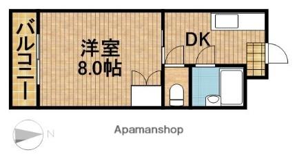 静岡県浜松市中央区早出町(賃貸マンション1DK・1階・25.92㎡)の写真 その2