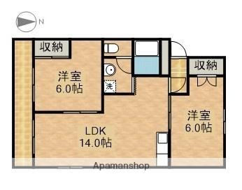 イーグルホワイト 202｜静岡県浜松市中央区西伊場町(賃貸アパート2LDK・2階・55.37㎡)の写真 その2