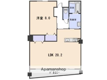 アグレアーブル 402｜静岡県静岡市駿河区聖一色(賃貸マンション1LDK・4階・60.80㎡)の写真 その2