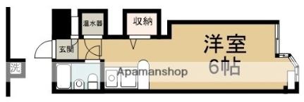 メゾン・ド・ジュネス 105｜静岡県静岡市駿河区小鹿(賃貸マンション1R・1階・18.68㎡)の写真 その2