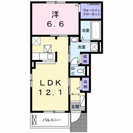 ビアージョ19 101 ｜ 静岡県静岡市清水区三保（賃貸アパート1LDK・1階・48.35㎡） その2