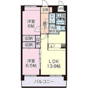 アビタシオン春日 402｜愛知県西春日井郡豊山町大字豊場字野田(賃貸マンション2LDK・4階・61.74㎡)の写真 その2