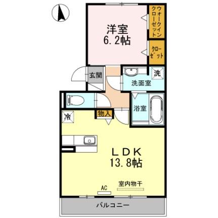 セジュール高木  ｜ 愛知県名古屋市港区高木町４丁目（賃貸アパート1LDK・3階・49.21㎡） その2