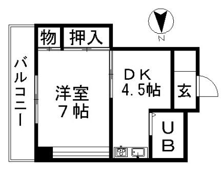 アイコービル 4C｜愛知県名古屋市中区丸の内１丁目(賃貸マンション1DK・4階・24.87㎡)の写真 その2