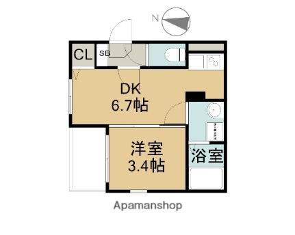 ハーモニーテラス城東町I ｜愛知県名古屋市北区城東町１丁目(賃貸アパート1DK・2階・25.10㎡)の写真 その2