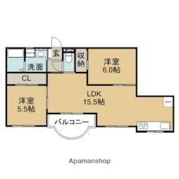 川越富洲原駅 6.4万円