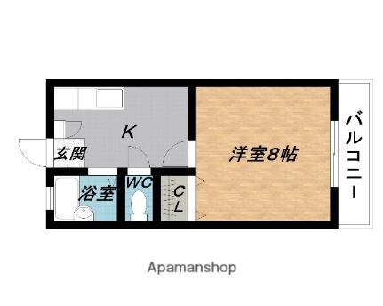ルーラルハイツＩＷＡＴＡ ｜三重県名張市下比奈知(賃貸アパート1K・1階・26.49㎡)の写真 その2