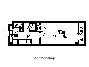 アートプラザ124 7014｜滋賀県草津市野路東４丁目(賃貸マンション1K・7階・26.94㎡)の写真 その2