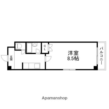 アートプラザ野路 4008｜滋賀県草津市野路東４丁目(賃貸マンション1K・4階・25.30㎡)の写真 その2