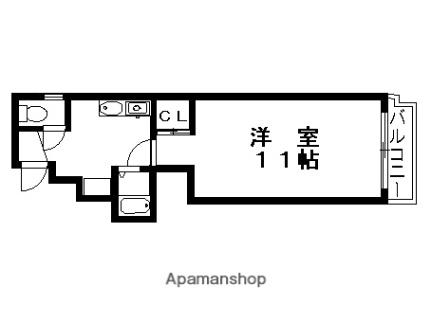 Ａｍｐｌｅｕｒ 301｜滋賀県大津市中央４丁目(賃貸マンション1K・3階・27.54㎡)の写真 その2