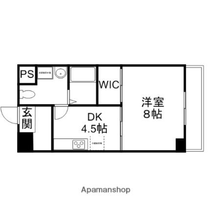 フレンドリーハウス匠　長浜 303｜滋賀県長浜市宮前町(賃貸マンション1DK・3階・32.40㎡)の写真 その2