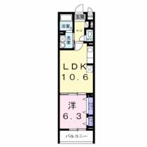 Ａｄｖａｎｃｅ 303 ｜ 滋賀県草津市木川町（賃貸アパート1LDK・3階・41.38㎡） その2