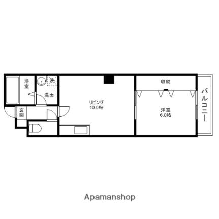 グランドアムール 202｜滋賀県大津市京町４丁目(賃貸マンション1LDK・2階・40.00㎡)の写真 その2