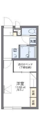 レオパレス駿 208｜滋賀県愛知郡愛荘町石橋(賃貸アパート1K・2階・23.18㎡)の写真 その2