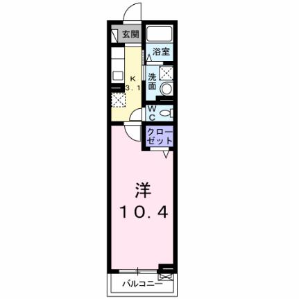 ブランルミエール 203｜滋賀県彦根市小泉町(賃貸アパート1K・2階・31.67㎡)の写真 その2