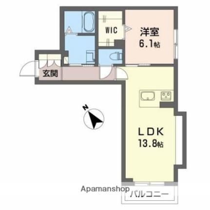 エアフォルク河原 202｜滋賀県彦根市河原２丁目(賃貸アパート1LDK・2階・49.70㎡)の写真 その2