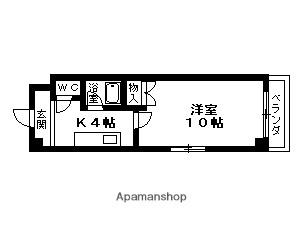 滋賀県草津市南笠東４丁目(賃貸マンション1K・3階・27.54㎡)の写真 その2