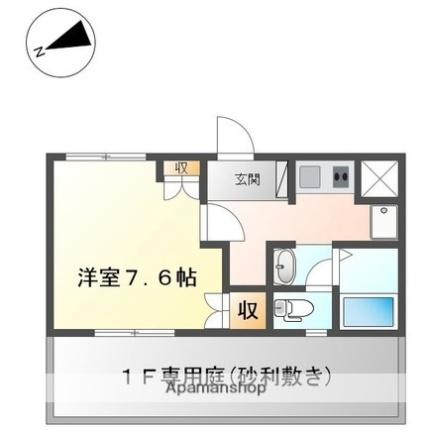 プレザンブリース 106｜滋賀県米原市宇賀野(賃貸アパート1K・1階・24.79㎡)の写真 その2