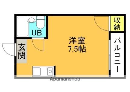 香里グリーンハイツ 203｜大阪府寝屋川市香里新町(賃貸マンション1R・2階・16.00㎡)の写真 その2