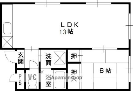 ヴィラ野田 201｜大阪府高槻市野田２丁目(賃貸マンション1LDK・2階・40.00㎡)の写真 その2