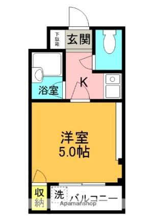 京阪プリンスマンション 405｜大阪府寝屋川市萱島南町(賃貸マンション1K・4階・14.20㎡)の写真 その2