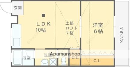 クレスト 202｜大阪府高槻市芥川町４丁目(賃貸アパート1LDK・2階・35.00㎡)の写真 その2