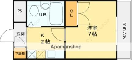 ルヴェール光陽 407｜大阪府東大阪市南上小阪(賃貸マンション1K・4階・20.00㎡)の写真 その2