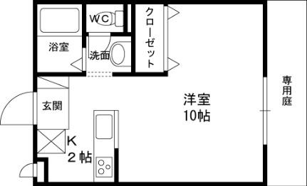 メゾンドゥエスポワール 203号室｜大阪府東大阪市小若江３丁目(賃貸アパート1R・2階・30.69㎡)の写真 その2