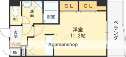 ディオーネ・ジエータ長堂 ｜大阪府東大阪市長堂３丁目(賃貸マンション1R・2階・30.63㎡)の写真 その2