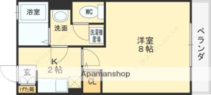 大阪府東大阪市友井３丁目(賃貸アパート1K・1階・27.30㎡)の写真 その2