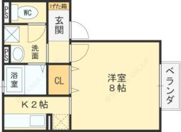 俊徳道駅 5.5万円