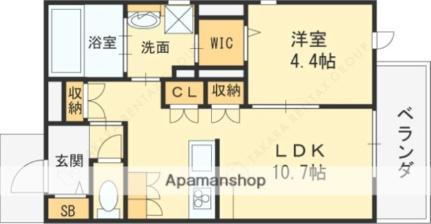 ＫＯＷＡＫＡＥ　ＭＩＤ－ＳＱＵＡＲＥ 203 ｜ 大阪府東大阪市小若江２丁目（賃貸マンション1LDK・2階・41.86㎡） その2