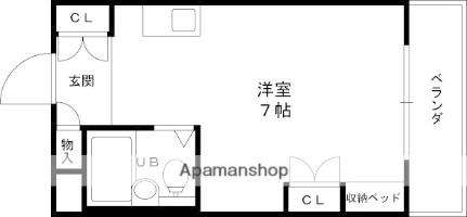 長瀬駅前マンション A103｜大阪府東大阪市菱屋西１丁目(賃貸マンション1R・1階・21.00㎡)の写真 その2