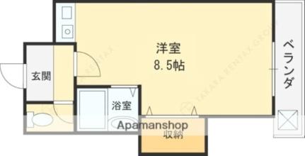 リバーサイド瓢箪山 405｜大阪府東大阪市横小路町１丁目(賃貸マンション1K・4階・17.00㎡)の写真 その2