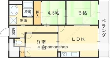 プラザテイクスリー 403｜大阪府八尾市南本町４丁目(賃貸マンション3LDK・4階・60.99㎡)の写真 その2