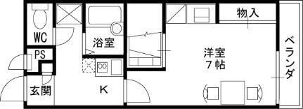 レオパレスグリチーネ 106｜大阪府八尾市西高安町３丁目(賃貸マンション1K・1階・23.18㎡)の写真 その2