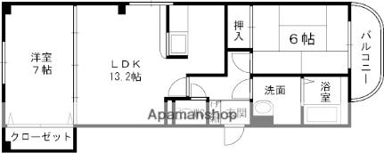 大阪府堺市中区深井沢町(賃貸マンション2LDK・3階・54.38㎡)の写真 その2