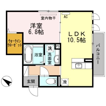 大阪府茨木市太田２丁目(賃貸アパート1LDK・2階・43.23㎡)の写真 その2