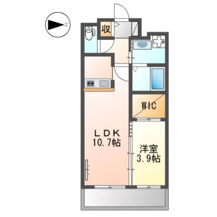 ハニーハウス 302 ｜ 大阪府茨木市若園町（賃貸マンション1LDK・3階・38.70㎡） その2