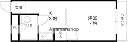 アロウンキャッスル 301｜大阪府寝屋川市松屋町(賃貸マンション1K・3階・19.40㎡)の写真 その2