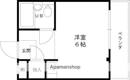 クレール香里 405｜大阪府寝屋川市寿町(賃貸マンション1R・4階・19.00㎡)の写真 その2