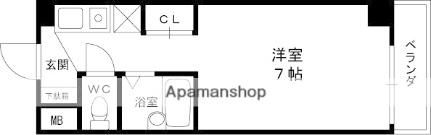 大阪府枚方市宮之阪２丁目(賃貸マンション1K・8階・19.50㎡)の写真 その2