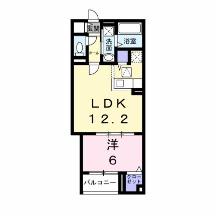 ツイテールII 105｜大阪府茨木市西豊川町(賃貸アパート1LDK・1階・43.67㎡)の写真 その2