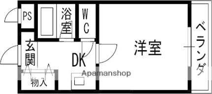 上田マンション 201｜大阪府高槻市北園町(賃貸マンション1K・2階・18.76㎡)の写真 その2