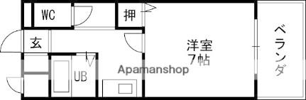 アルファクラージュI・II 103｜大阪府枚方市南楠葉１丁目(賃貸マンション1K・1階・23.00㎡)の写真 その2