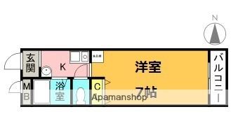 サンドール山口 306.｜大阪府枚方市長尾家具町５丁目(賃貸マンション1K・3階・21.30㎡)の写真 その2