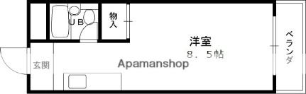 シルクハイツ 102｜大阪府枚方市町楠葉１丁目(賃貸マンション1R・1階・19.72㎡)の写真 その2