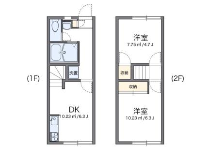 レオパレス寿 104｜大阪府枚方市伊加賀西町(賃貸アパート2DK・1階・40.95㎡)の写真 その2